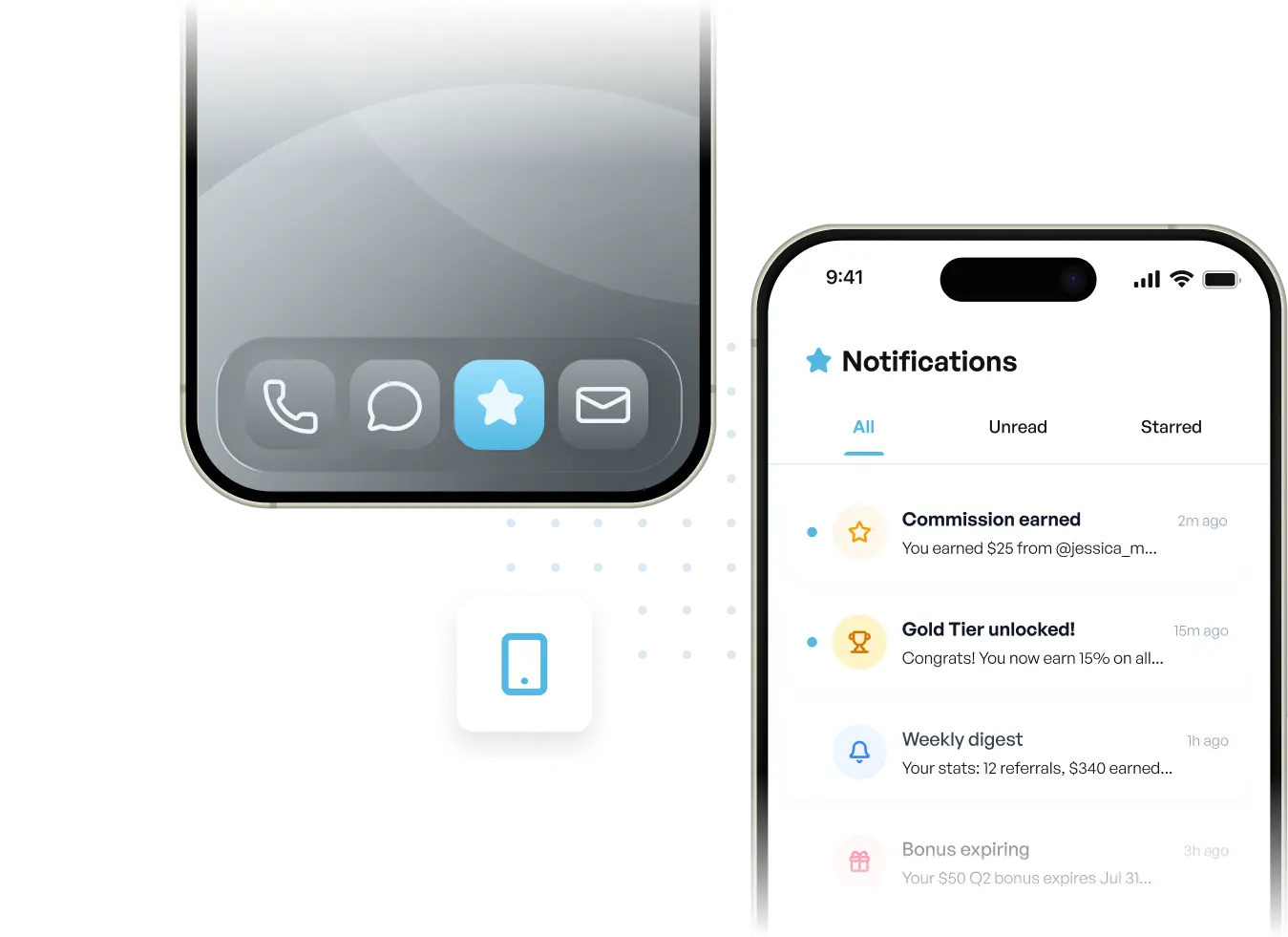 Mobile app portal